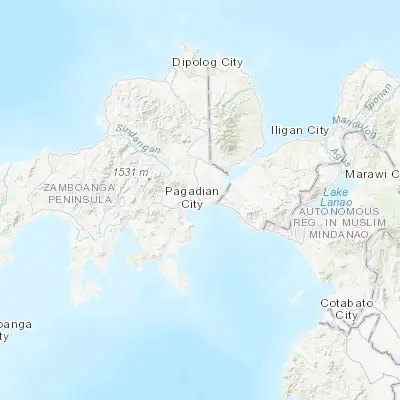 Map showing location of Labangan (7.865400, 123.512300)