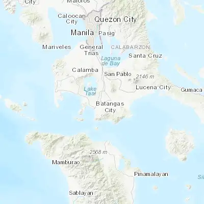 Map showing location of Lapolapo (13.834100, 121.137900)