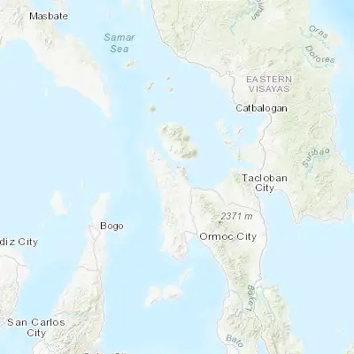 Map showing location of Leyte (11.366870, 124.482390)