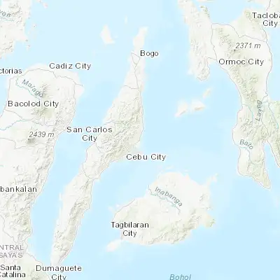 Map showing location of Liloan (10.399100, 123.999200)