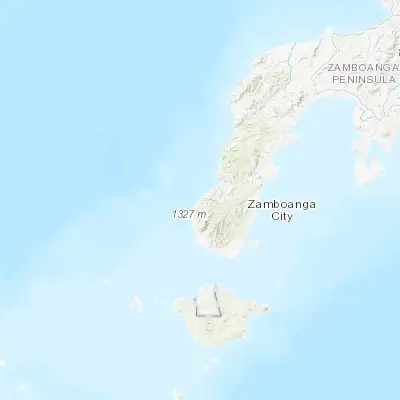 Map showing location of Lintangan (7.215540, 121.952000)