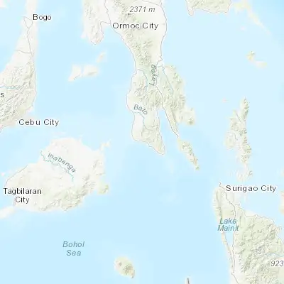 Map showing location of Maasin (10.133610, 124.844720)