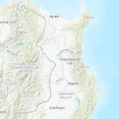 Map showing location of Magalalag (17.577320, 121.734970)