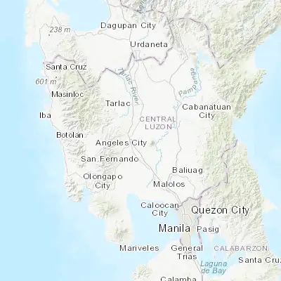 Map showing location of Magalang (15.215100, 120.659600)