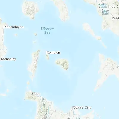 Map showing location of Magdiwang (12.483720, 122.514720)