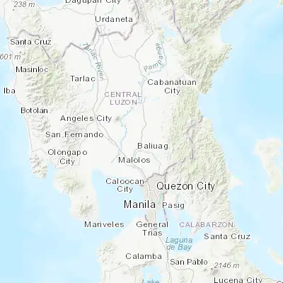 Map showing location of Maguinao (15.022310, 120.934090)