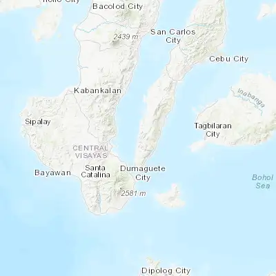 Map showing location of Malabuyoc (9.652500, 123.325200)