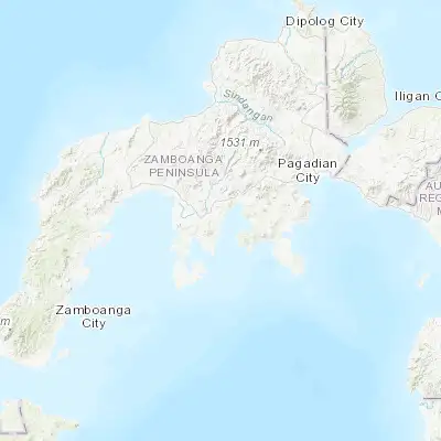 Map showing location of Malangas (7.630280, 123.031670)