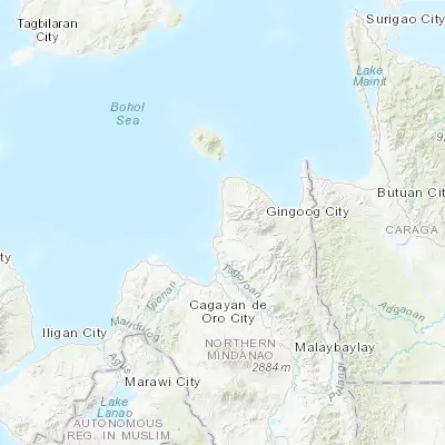 Map showing location of Mambayaan (8.782780, 124.784170)