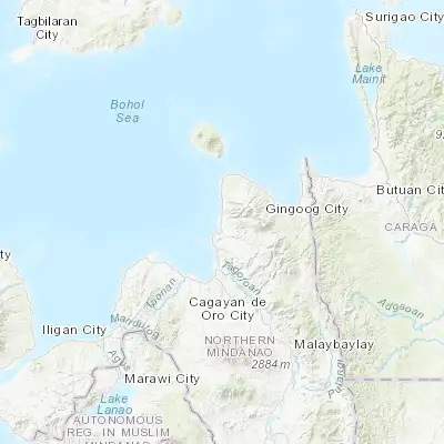 Map showing location of Mandangoa (8.772780, 124.791110)