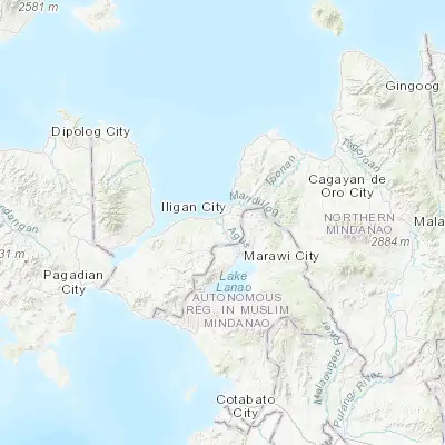 Map showing location of Maria Cristina (8.166040, 124.203960)
