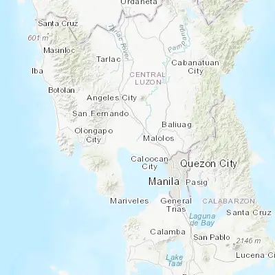 Map showing location of Masantol (14.896000, 120.709200)