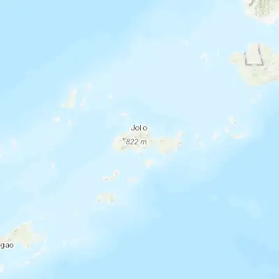 Map showing location of Mauboh (5.990000, 121.093610)
