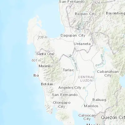 Map showing location of Mayantoc (15.619900, 120.377000)