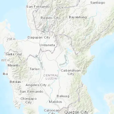 Map showing location of Muñoz (15.716110, 120.903060)
