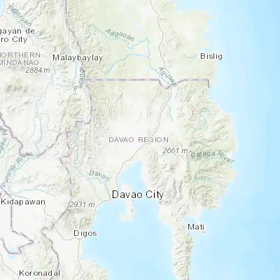 Map showing location of New Bohol (7.523300, 125.836300)