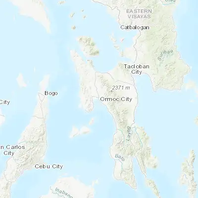 Map showing location of Ormoc (11.006390, 124.607500)