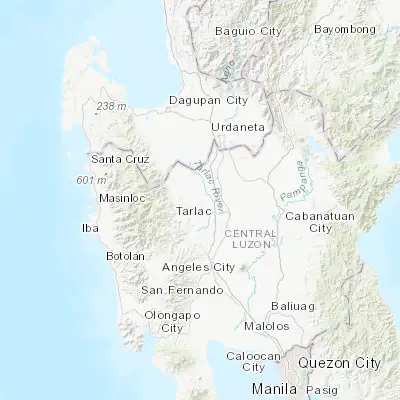 Map showing location of Padapada (15.551700, 120.516300)