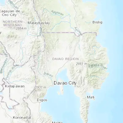 Map showing location of Pagsabangan (7.481110, 125.749440)