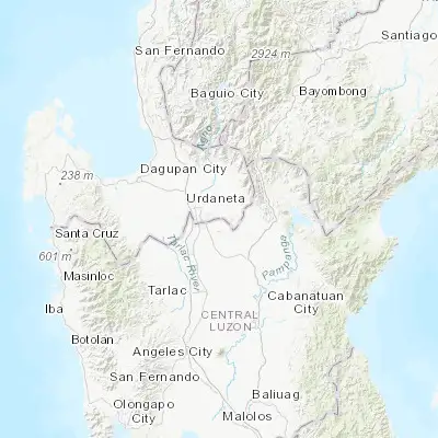 Map showing location of Paitan Norte (15.833330, 120.740860)