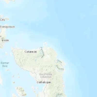 Map showing location of Palapag (12.545800, 125.114700)