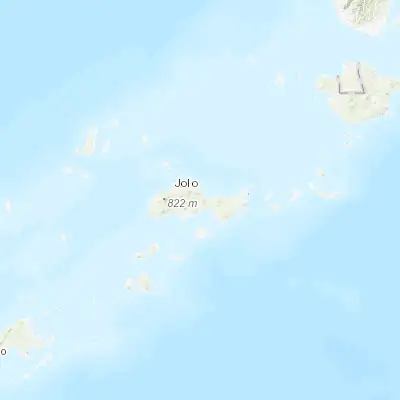 Map showing location of Pandakan (5.988890, 121.165830)