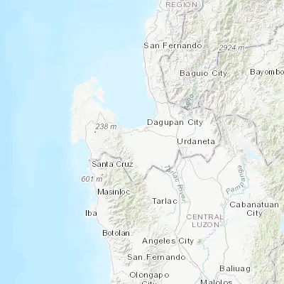 Map showing location of Pangpang (15.938750, 120.309390)