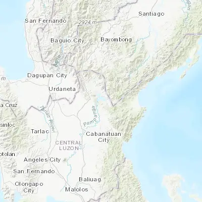 Map showing location of Pantabangan (15.811300, 121.144300)