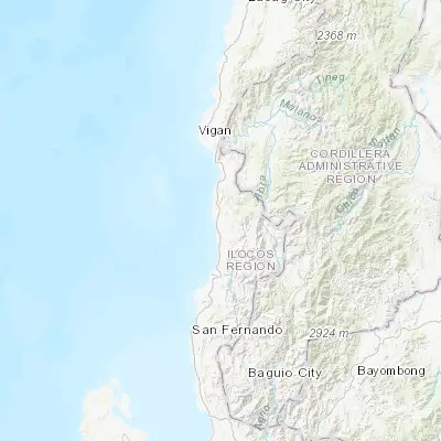 Map showing location of Parioc Segundo (17.175030, 120.465760)