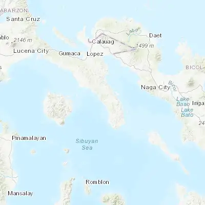 Map showing location of Patabog (13.443200, 122.455700)