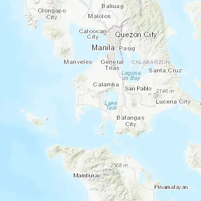 Map showing location of Payapa (13.998030, 120.892070)