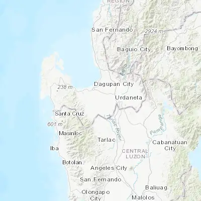 Map showing location of Polong Norte (15.903000, 120.421490)