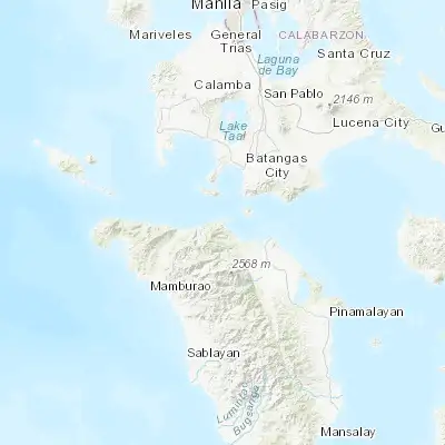 Map showing location of Puerto Galera (13.502230, 120.951660)