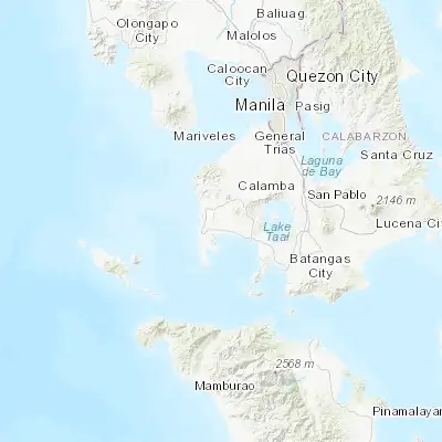 Map showing location of Putol (13.992200, 120.727500)