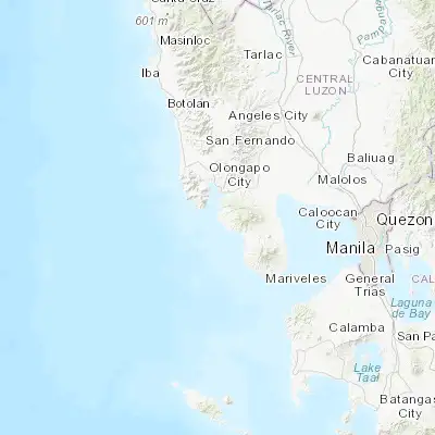 Map showing location of Sabang (14.695100, 120.250700)