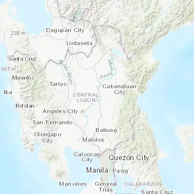 Map showing location of San Anton (15.347800, 120.919910)