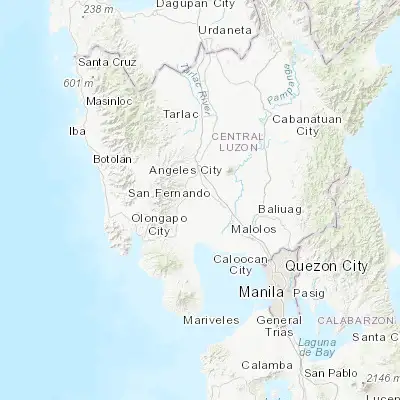 Map showing location of San Basilio (15.033410, 120.584270)