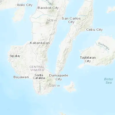 Map showing location of Santa Filomena (9.751810, 123.344630)
