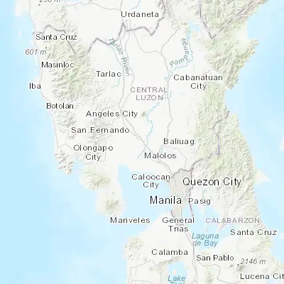 Map showing location of Santo Domingo (14.991200, 120.743410)