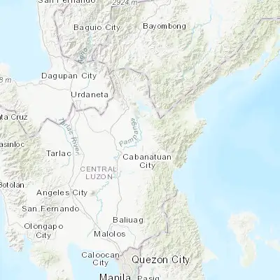 Map showing location of Sapang Buho (15.590380, 121.124540)