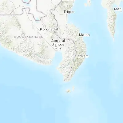 Map showing location of Sapu Padidu (5.917220, 125.266940)