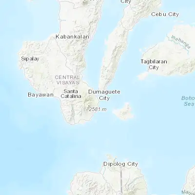 Map showing location of Sibulan (9.358400, 123.285000)