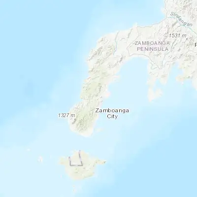 Map showing location of Sibulao (7.324170, 122.239440)