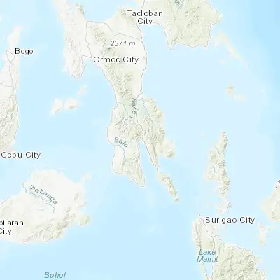 Map showing location of Sogod (10.384700, 124.981400)
