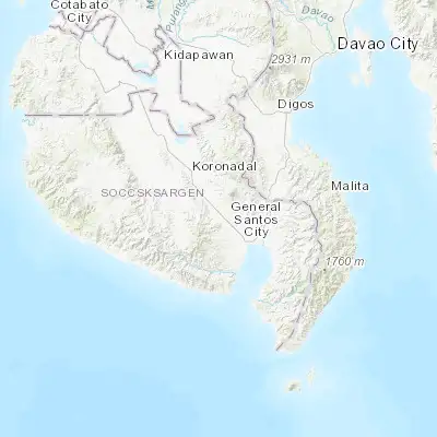 Map showing location of Sulit (6.236110, 125.020560)