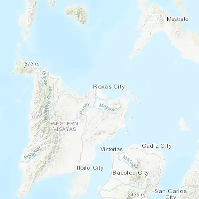 Map showing location of Tabuc Pontevedra (11.483330, 122.816670)