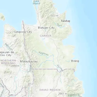 Map showing location of Talacogon (8.456110, 125.784170)