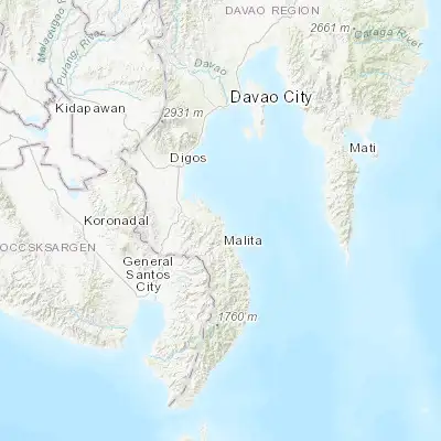 Map showing location of Tubalan (6.495000, 125.566110)