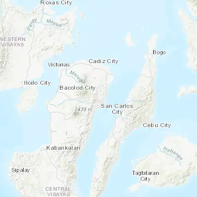 Map showing location of Ualog (10.573960, 123.393300)