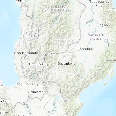 Map showing location of Uddiawan (16.558880, 121.151240)